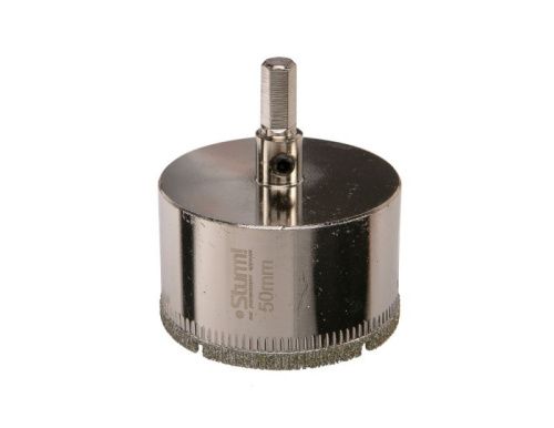 Коронка алмазн. По керам. Плитке и стеклу 50 х 55 мм,  с центрир. Сверл.  Sturm-Tehinstrument
