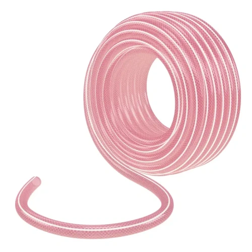 Шланг эластичный 3/4", 50 м, прозрачный розовый Palisad-Tehinstrument