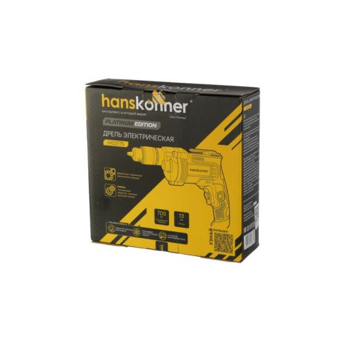 HID2175  Дрель электрическая Hanskonner PLATINUM-Tehinstrument