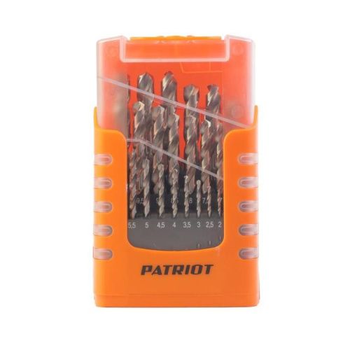 Набор сверл по металлу (1.0-13.0 мм, 25 шт.), PATRIOT-Tehinstrument