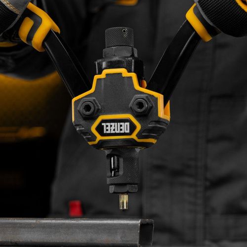 Заклепки резьбовые, стальные, оцинкованные, М4, пластиковый кейс, 140 шт. Denzel-Tehinstrument