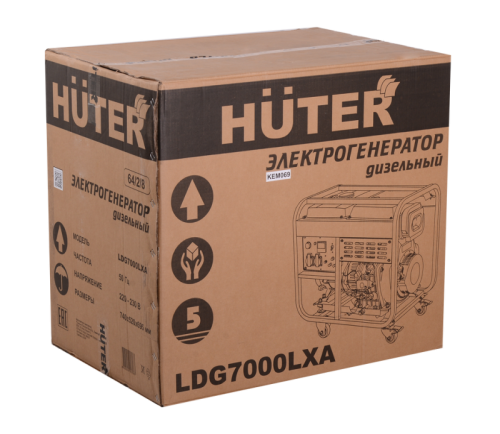 Электрогенератор дизельный LDG 7000LXА Huter-Tehinstrument