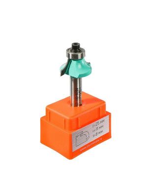 Фреза кромочная калевочная с подшипником 12,7 мм, dxhxl 25x11x55 мм, хв.8  Sturm-Tehinstrument