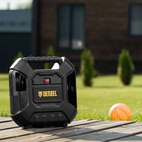 Компрессор воздушный DENZEL DL1100, с набором аксессуаров-Tehinstrument