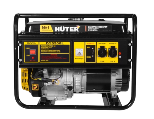 Портативный бензогенератор HUTER DY6500L-Tehinstrument