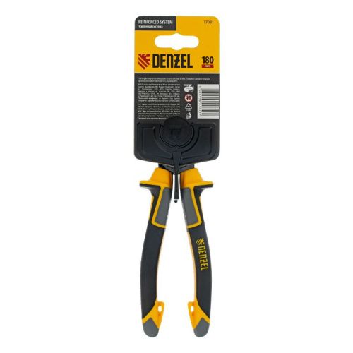 Плоскогубцы комбинированные 180 мм, трехкомпонентные рукоятки Denzel-Tehinstrument