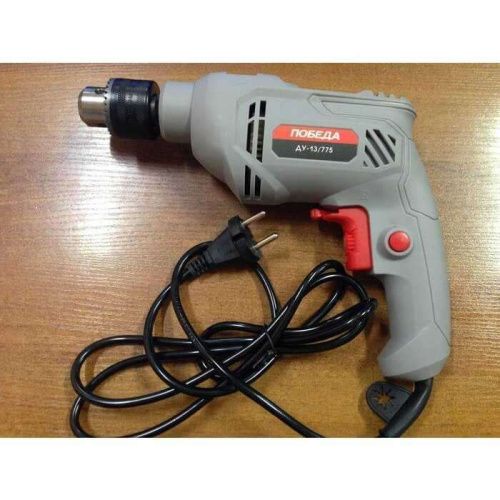 Ударная электрическая дрель ПОБЕДА ДУ-13/775 (электродрель ПОБЕДА ДУ-13/775)-Tehinstrument