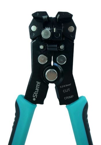 Щипцы (стриппер) "мини" для зачистки электропроводов + кусачки, 160мм,  Sturm-Tehinstrument