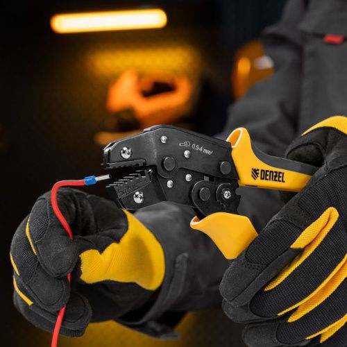 Клещи для обжима наконечников штыревых НШВ, НШВИ, НШВИ-2, 0,5-4 мм2 Denzel-Tehinstrument