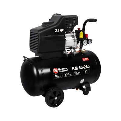 Компрессор поршневой масляный QUATTRO ELEMENTI KM 50-260-Tehinstrument