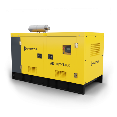 Дизельный генератор Vektor AD-70Y-T400 в шумозащитном кожухе с АВР-Tehinstrument