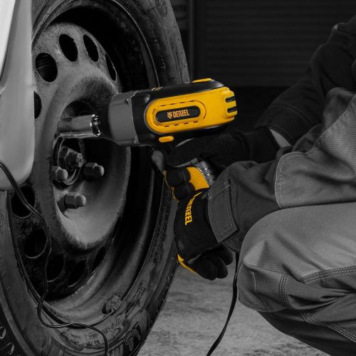 Домкрат электрогидравлический «3 в 1» (1,5 т), 12В, с гайковертом электрическим, в наборе  Denzel-Tehinstrument