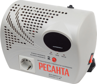 Стабилизатор напряжения серии LUX РЕСАНТА АСН-500Н1/1-Ц-Tehinstrument