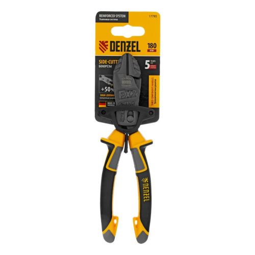 Бокорезы 180 мм, усиленные, трехкомпонентные рукоятки Denzel-Tehinstrument