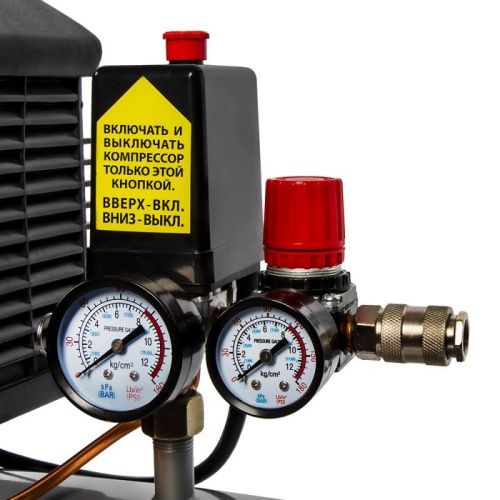 Компрессор поршневой масляный QUATTRO ELEMENTI CYCLONE-50-Tehinstrument