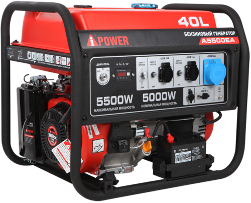 Портативный бензиновый генератор A-iPower A5500EA-Tehinstrument