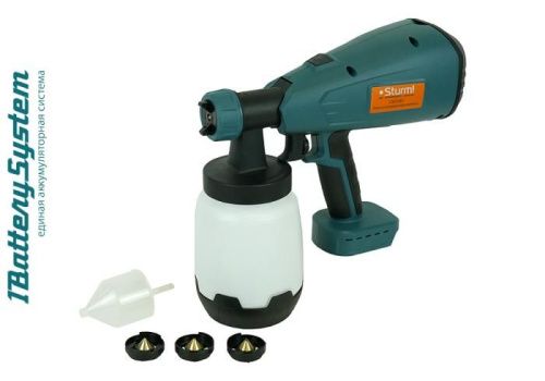 Аккумуляторный краскопульт  Sturm CSG1801 1BatterySystem-Tehinstrument
