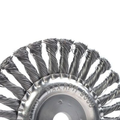 Щетка круглая витая (180х22.23 мм), Patriot-Tehinstrument