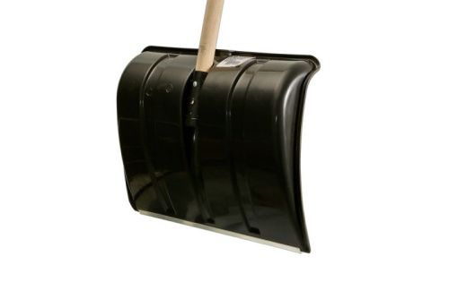 Лопата снегоуборочная 51х45см, пластиковый ковш, деревянный черенок, СОЮЗ-Tehinstrument