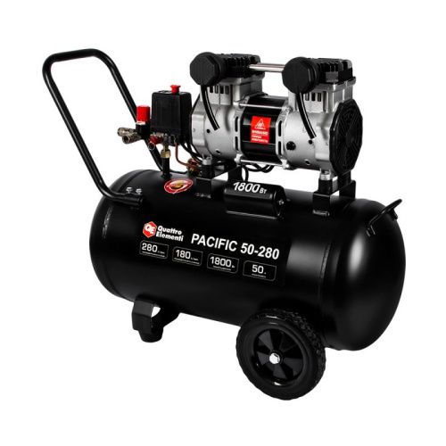 Компрессор поршневой безмасляный QUATTRO ELEMENTI PACIFIC 50-280-Tehinstrument