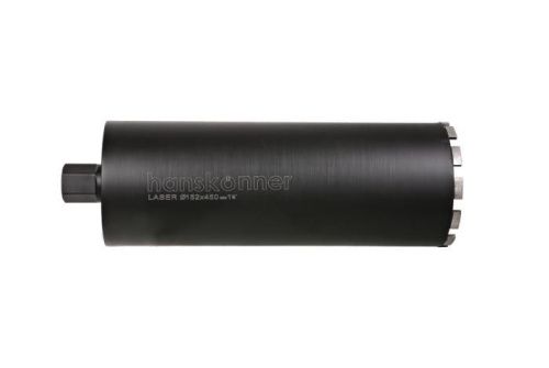 Коронка алмазная LASER по железобетону 152 мм, 1 1/4" , L=450мм, Hanskonner-Tehinstrument