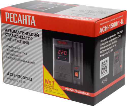 Стабилизатор напряжения РЕСАНТА АСН-1500/1-Ц-Tehinstrument