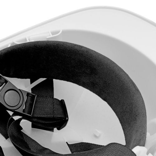 Каска защитная ударопрочная, ABS/PC, плавная регулировка, модель «Форвард» (К-05)белая Denzel-Tehinstrument