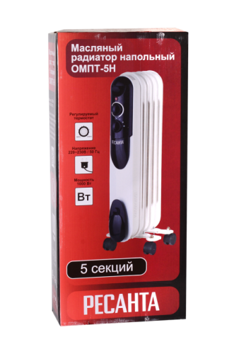 Масляный радиатор РЕСАНТА ОМПТ-5Н-Tehinstrument