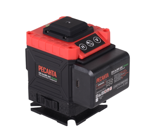 Построитель плоскостей лазерный Ресанта ПЛ-3Х360ШС Green-Tehinstrument