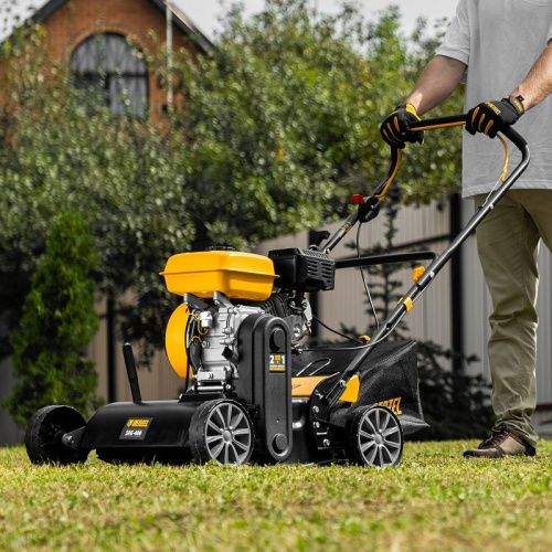 Скарификатор-аэратор бензиновый Denzel SAG-400-Tehinstrument