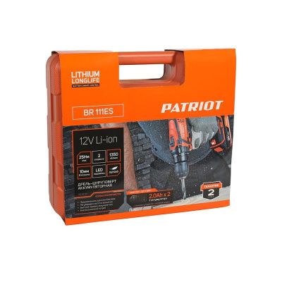 Дрель-шуруповерт аккумуляторная Patriot BR 111 ES-Tehinstrument