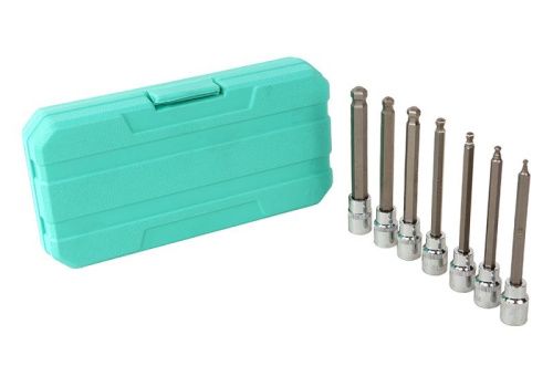 Набор головок HEX 3/8", 110мм, 7шт, наконечник шар, СrV  Sturm-Tehinstrument