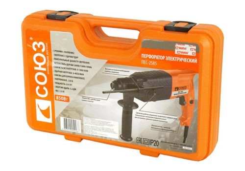 Перфоратор SDS Plus СОЮЗ ПЕС-2585-Tehinstrument