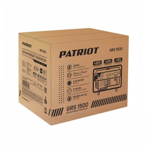 Генератор бензиновый Patriot GRS 1500-Tehinstrument