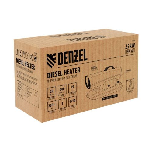 Дизельная тепловая пушка Denzel DHG-25i-Tehinstrument
