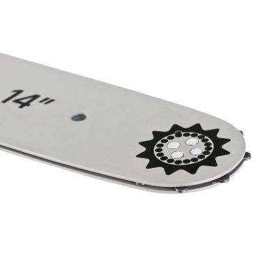 Пильная шина 14" СОЮЗ, паз 1,3мм, 3/8", 52зв, хвостовик POH(OREGON K095/A095)-Tehinstrument