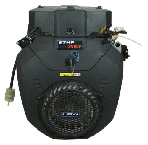 Двигатель Lifan LF2V90F ECC, вал 28,575мм, катушка 20А датчик давл./м-Tehinstrument