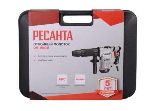 Отбойный молоток ОМ-1600М Ресанта-Tehinstrument