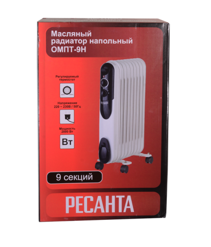 Масляный радиатор РЕСАНТА ОМПТ-9Н-Tehinstrument