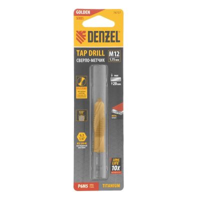 Сверло-метчик М12 х 1,75 мм, Р6М5// Denzel-Tehinstrument