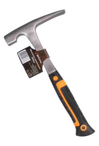 Молоток каменщика Вихрь 600гр., цельнометаллический, двухкомпонентная рукоятка-Tehinstrument