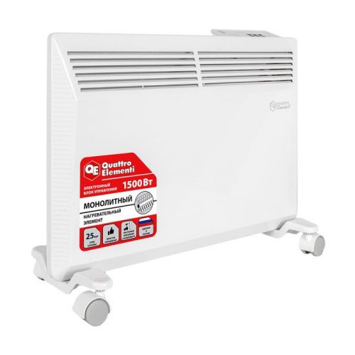 Нагреватель воздуха электрический QUATTRO ELEMENTI QE-1500KME конвекторный-Tehinstrument