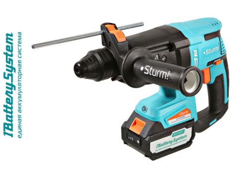 Аккумуляторный перфоратор  Sturm CRH1832BLC 1BatterySystem-Tehinstrument