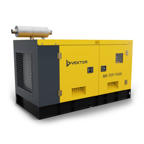 Дизельный генератор Vektor AD-70Y-T400 в шумозащитном кожухе с АВР-Tehinstrument