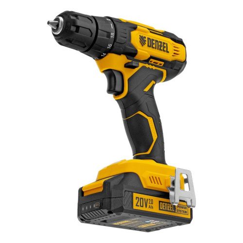 Аккумуляторный шуруповерт Denzel CDQ-20, Li-Ion, 20 В-Tehinstrument