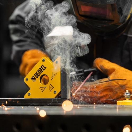 Фиксатор магнитный для сварочных работ, усилие 50 Lb Denzel-Tehinstrument