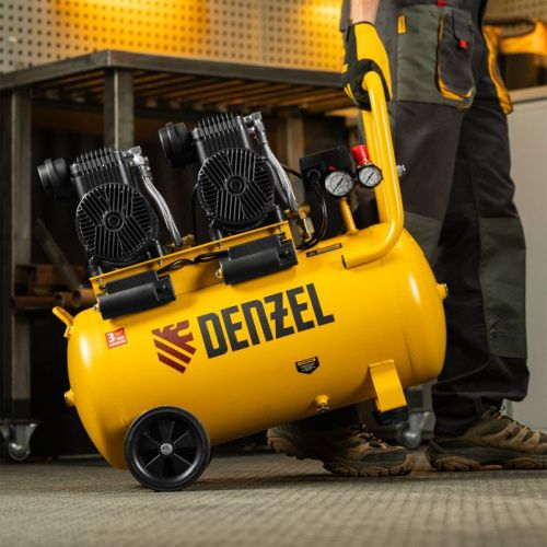 Малошумный безмасляный компрессор Denzel DLP-3000/50-Tehinstrument