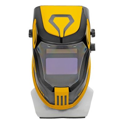 Щиток защитный лицевой (маска сварщика) F9, см. окно 100x60, Real Color, DIN 4-8/9-13// Denzel-Tehinstrument