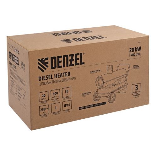 Дизельная тепловая пушка Denzel NHG-20i-Tehinstrument