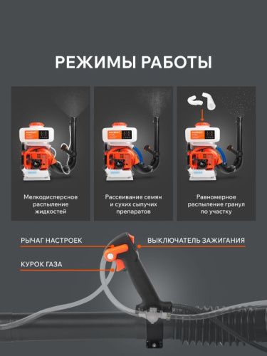 Опрыскиватель ранцевый бензиновый PATRIOT PT 600-Tehinstrument